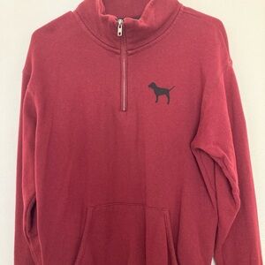 Pink Victorias Secret Woman’s Half Zip Jacket- EUC